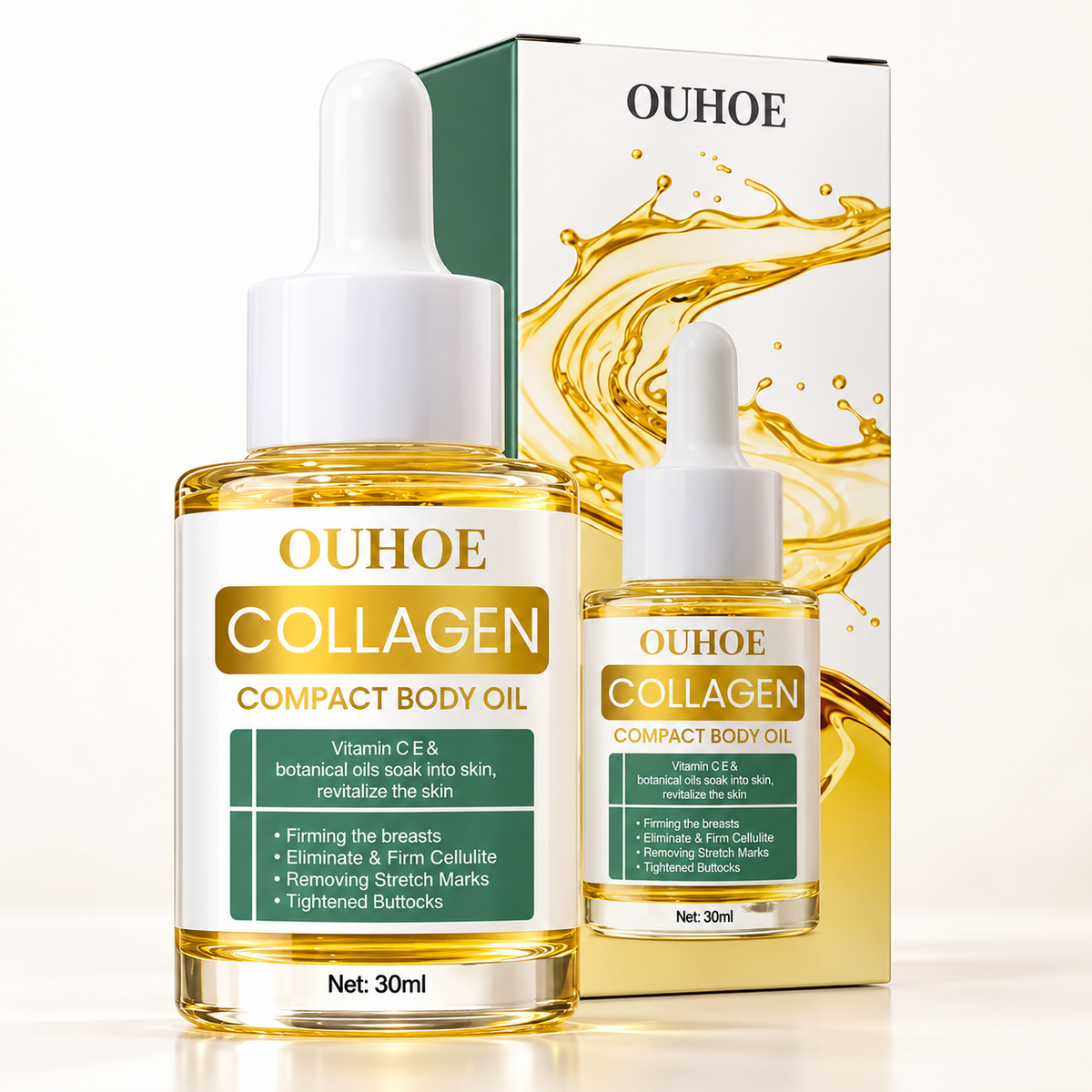 Collagen Lifting Body Oil for Women – Tightening & Firming Body Serum 30ml