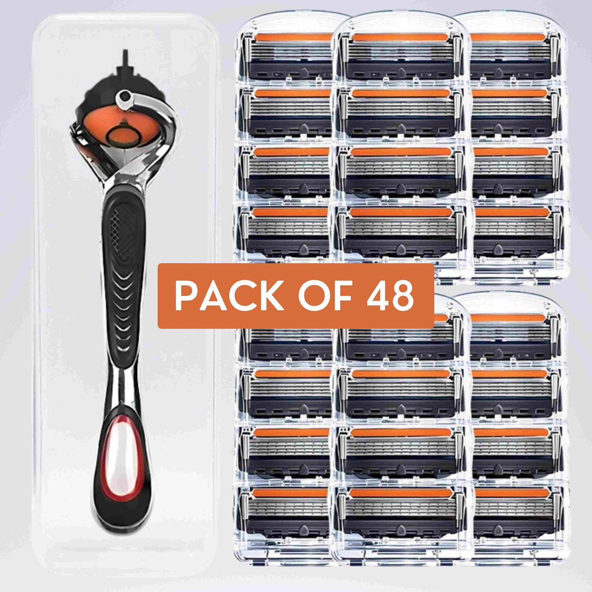 SmoothEdge™ – 48 Blade Shaving Razor | No Cuts, No Irritation