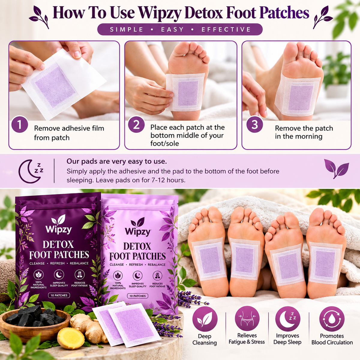 Detox Foot Renewal Patches | Buy 1 Get 19 Free