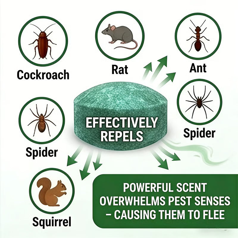 PestShield⢠Rat & Cockroach Repellent Tablets