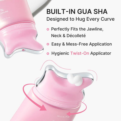 Medicube PDRN Collagen Gua Sha Neck Wrinkle Cream | Firming, Contour Care