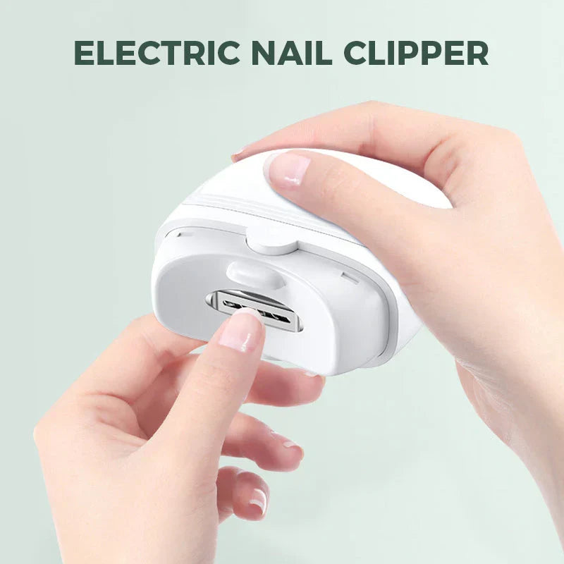 2 In 1 Electric Nail Trimmer – Safe, Painless Nail Grooming | Rechargeable & Quiet