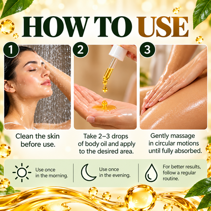 Collagen Lifting Body Oil for Women – Tightening & Firming Body Serum 30ml
