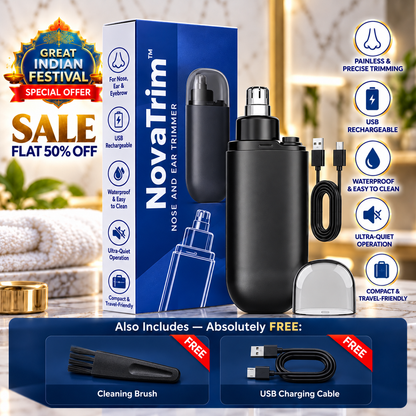 NovaTrim Waterproof Nose and Ear Trimmer