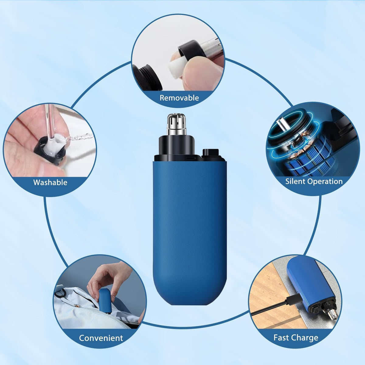 NovaTrim Waterproof Nose and Ear Trimmer
