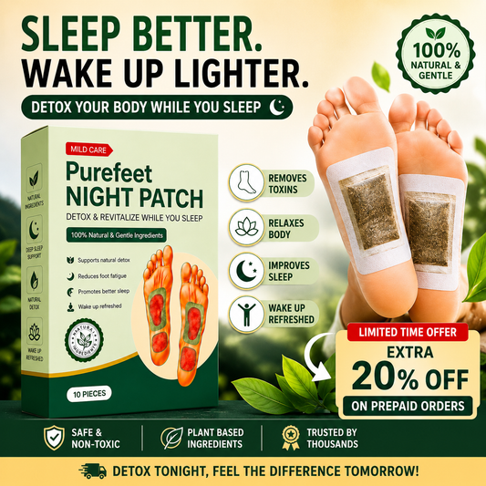 Ayur Detox Sole Pads 🌙 | Buy 1 Get 19 Free