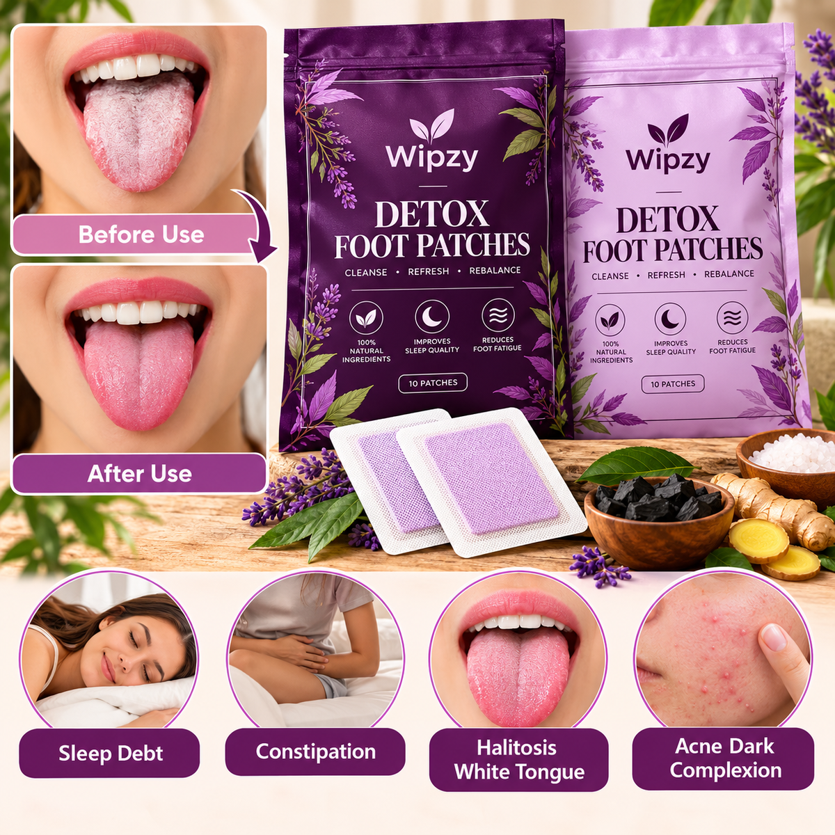 Detox Foot Renewal Patches | Buy 1 Get 19 Free