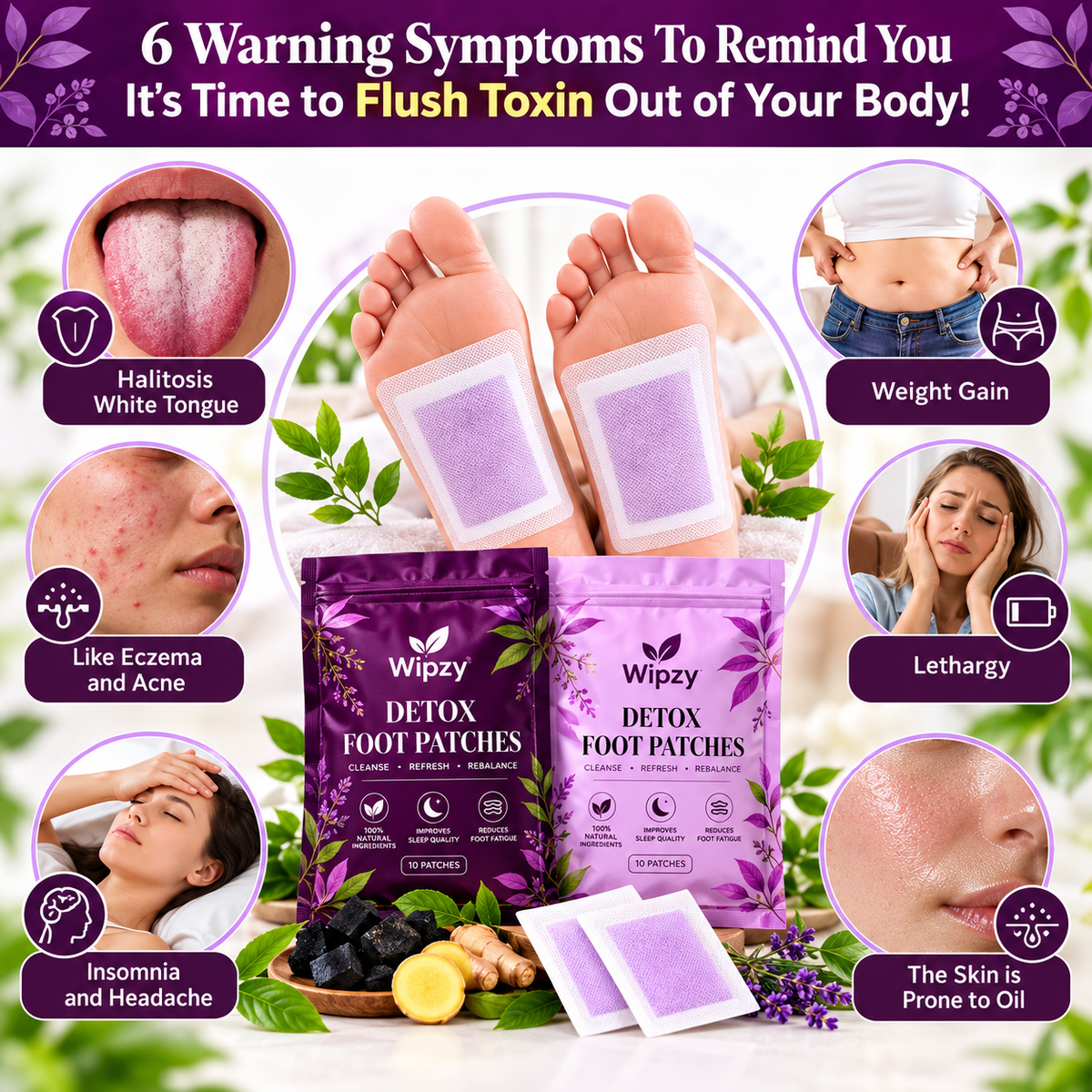 Detox Foot Renewal Patches | Buy 1 Get 19 Free
