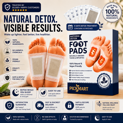 Overnight Foot Renewal Patches | Buy 1 Get 1 FREE 🌿✨