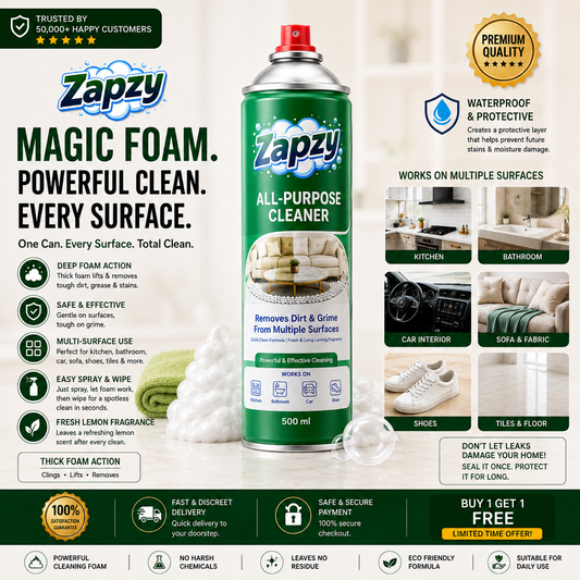 Zapzy™ Magic Foam - All Purpose Cleaner (Buy 1 Get 1) (500 ml)