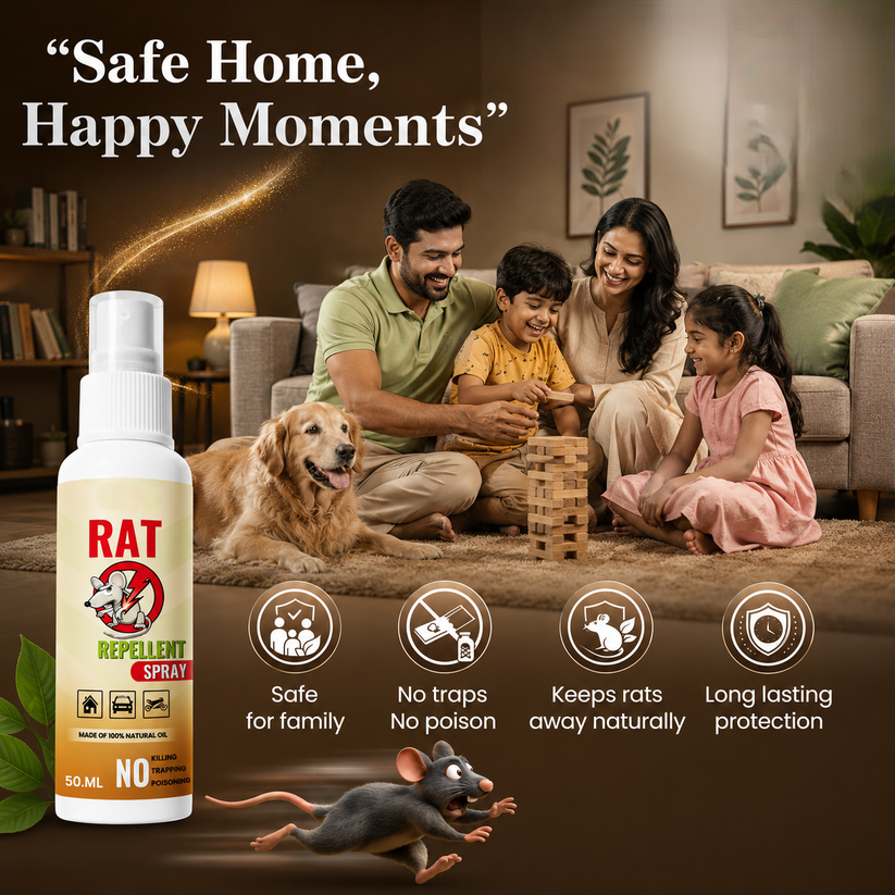 Wipzy™ Rat Repellent Spray – Safe, Effective, and Eco-friendly