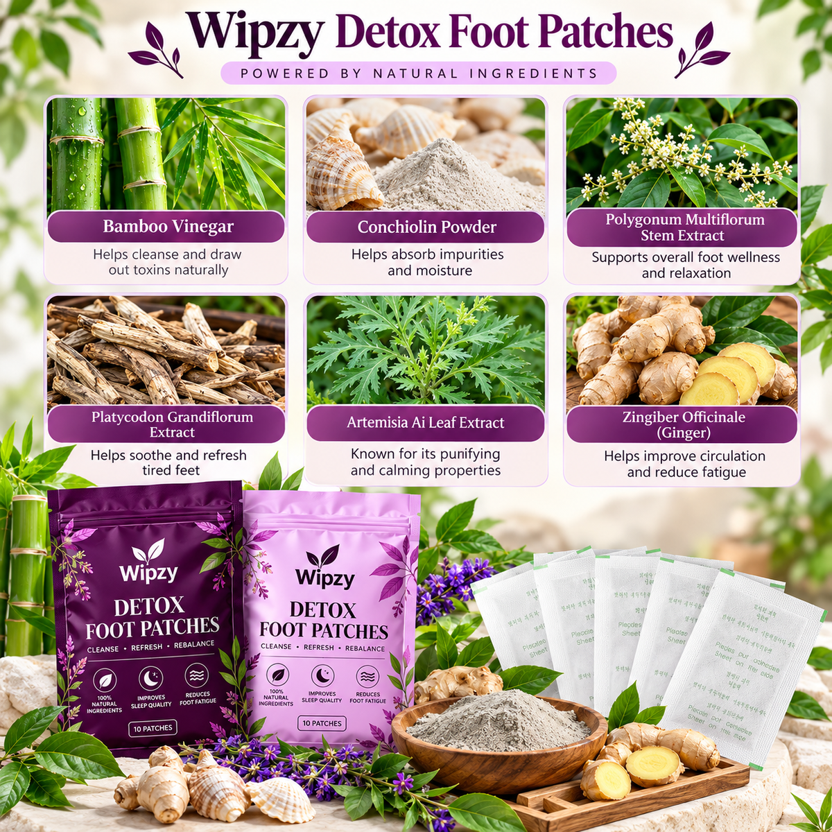 Detox Foot Renewal Patches | Buy 1 Get 19 Free