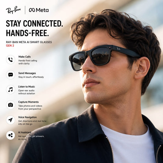 AI Smart Glasses (Gen 2) with night Vission, 12 Mp Camera & All Smart Features...