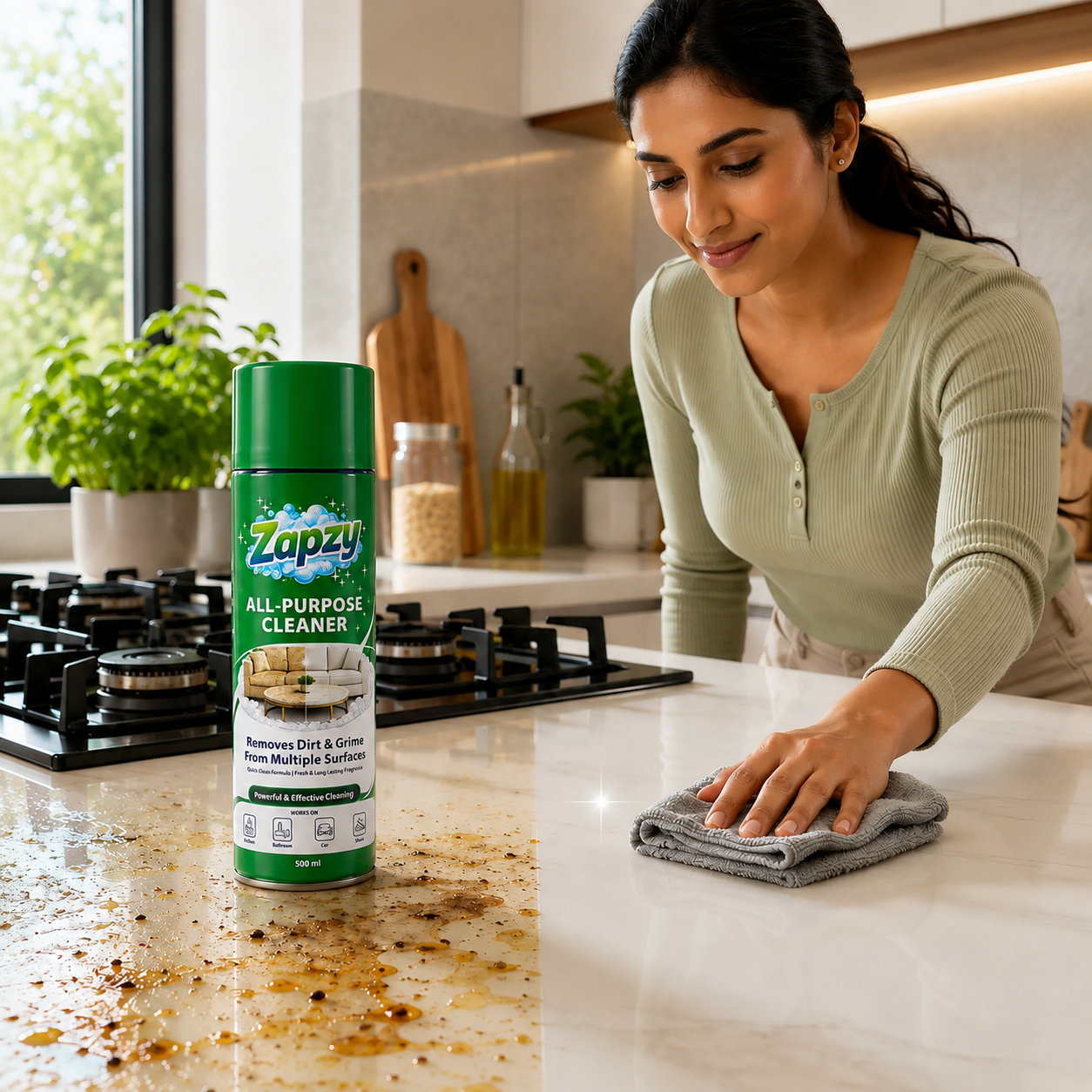 Zapzy™ Magic Foam - All Purpose Cleaner (Buy 1 Get 1) (500 ml)