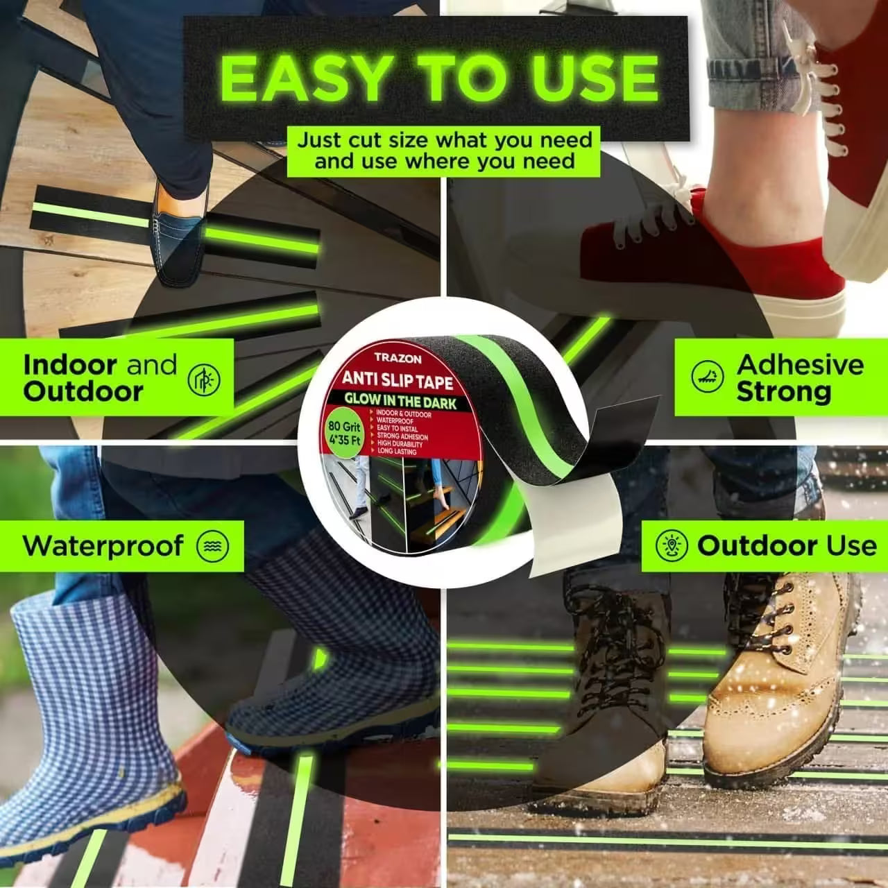 OMNEON™ ANTI SLIP TAPE FOR ANY SURFACE - 35ft Length - Buy 1 Get 1 Free!! 🔥